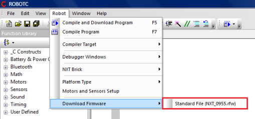 RobotC firmware